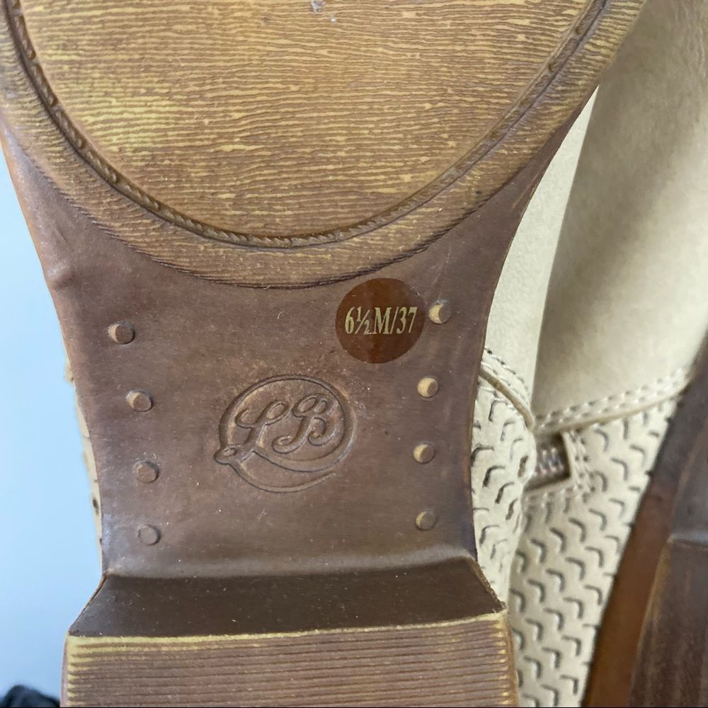 Lucky Brand • Tan Ankle Booties - Picture 8 of 9